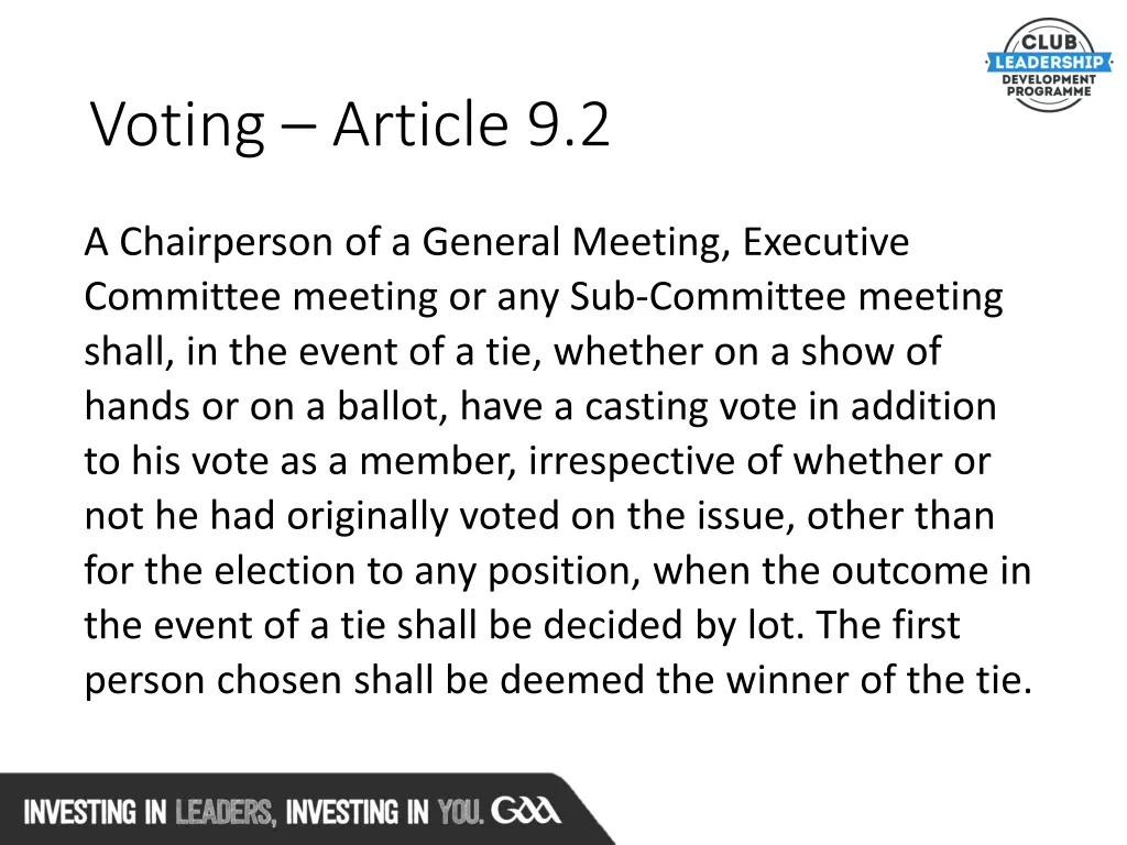 voting article 9 2