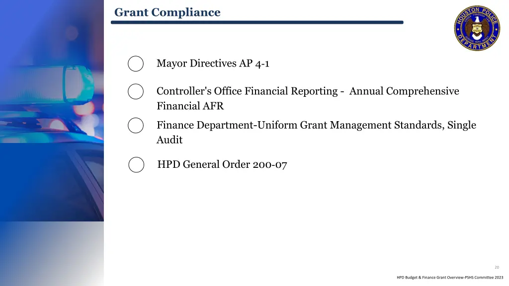 grant compliance