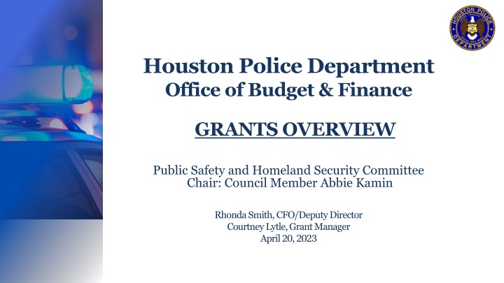 houston police department office of budget finance