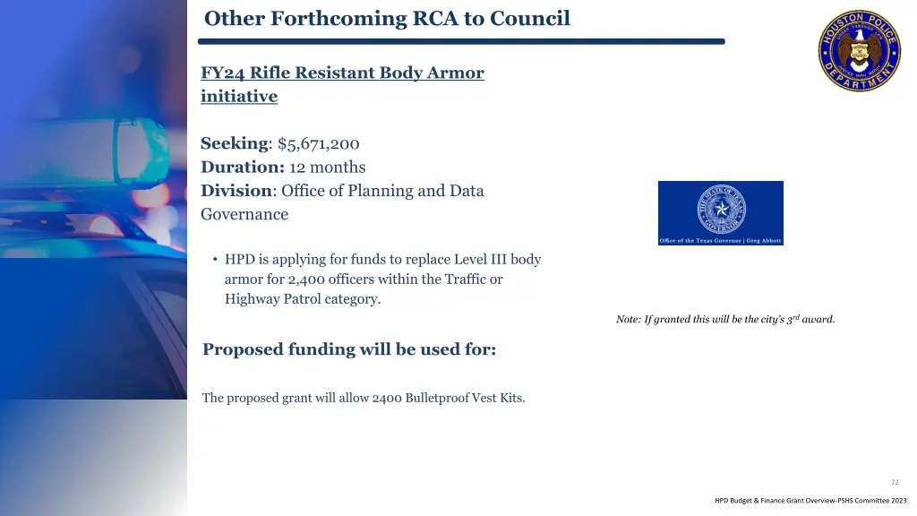 other forthcoming rca to council 1