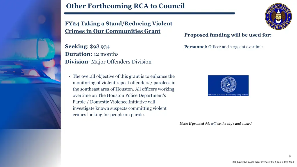 other forthcoming rca to council 11