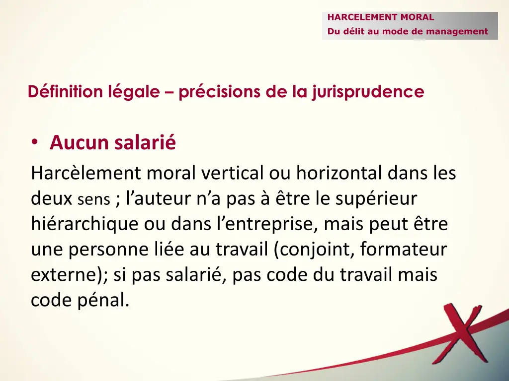 harcelement moral du d lit au mode de management 11