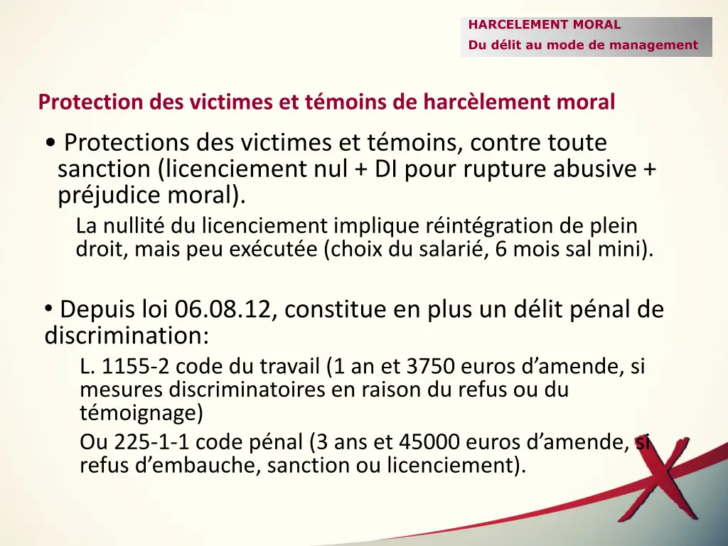 harcelement moral du de lit au mode de management 1