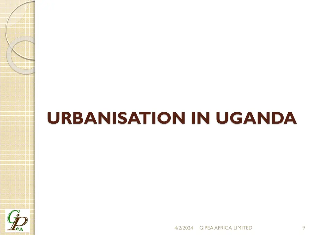 urbanisation in uganda