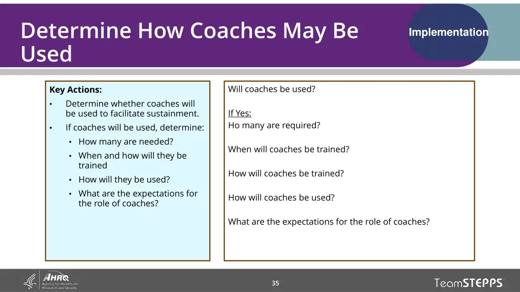 determine how coaches may be used