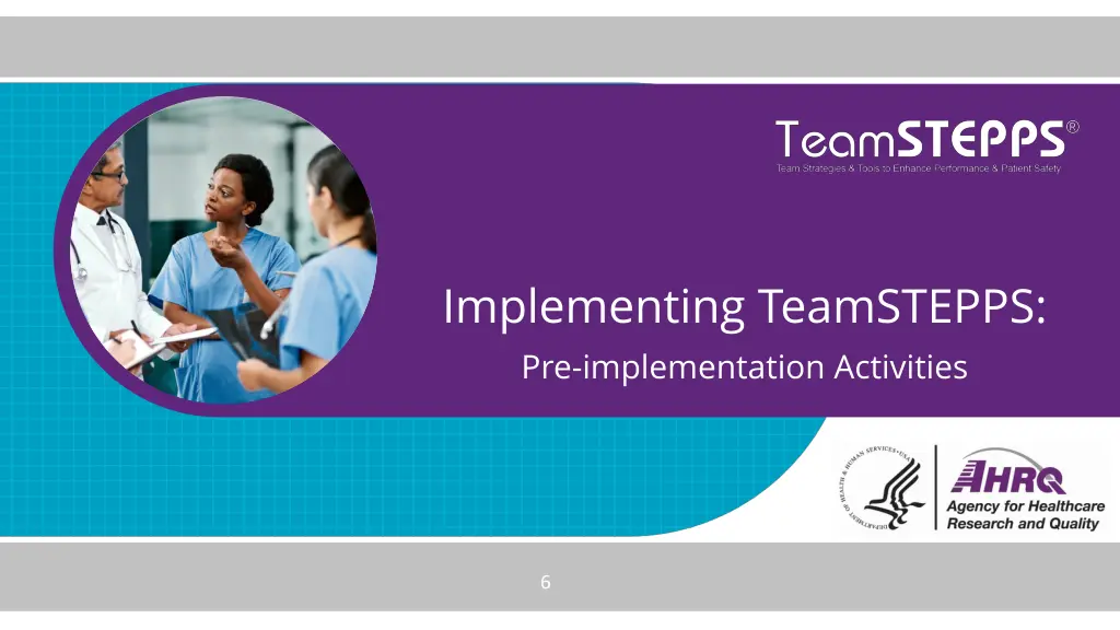 implementing teamstepps pre implementation