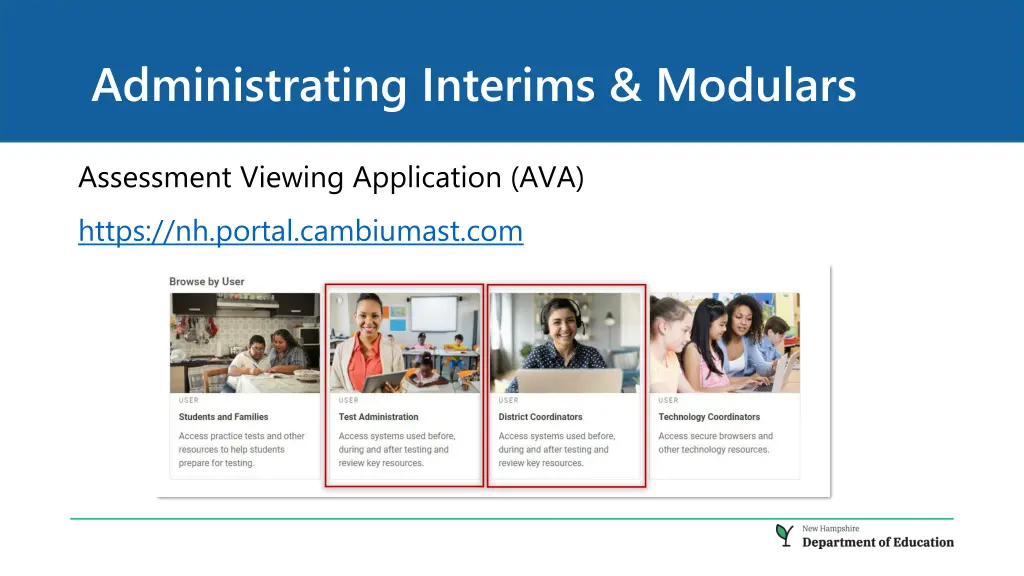 administrating interims modulars