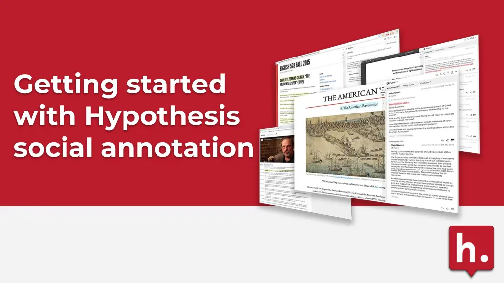 getting started with hypothesis social annotation
