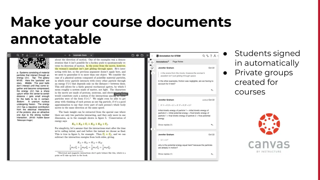 make your course documents annotatable