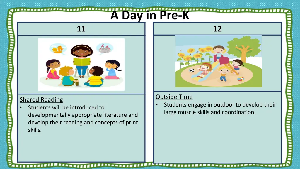 a day in pre k 5