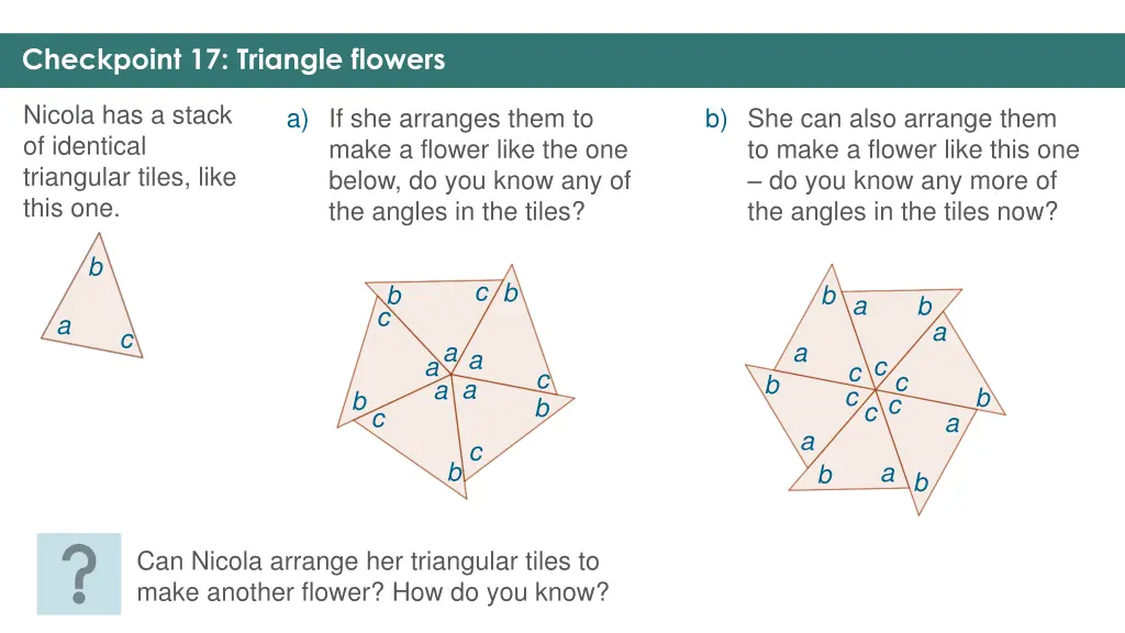 checkpoint 17 triangle flowers