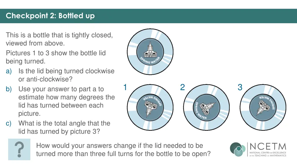 checkpoint 2 bottled up