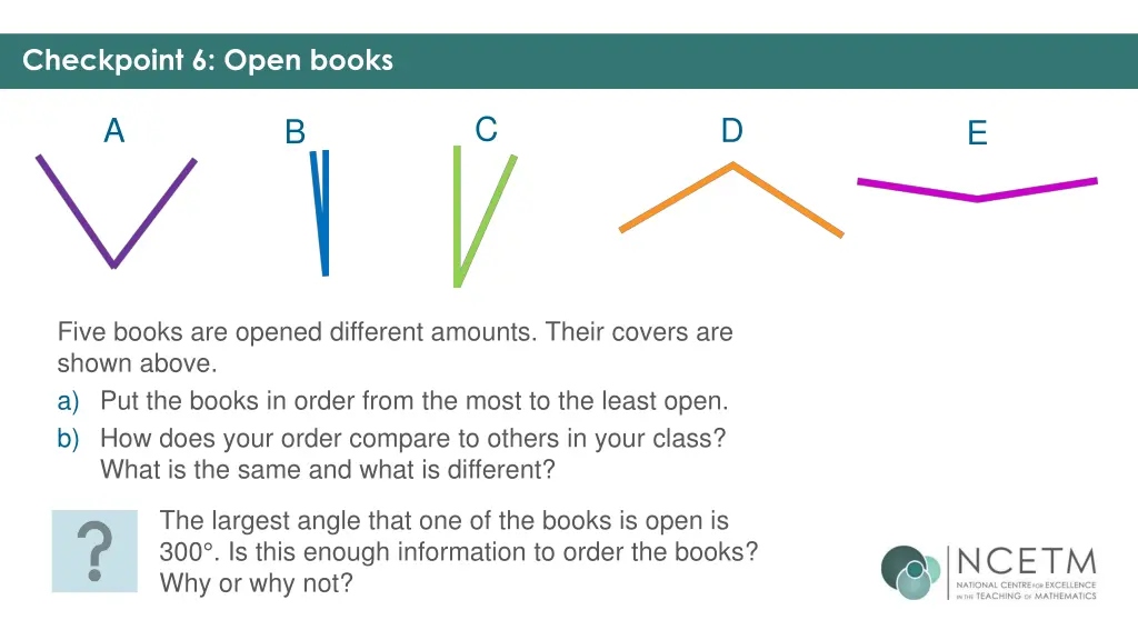 checkpoint 6 open books