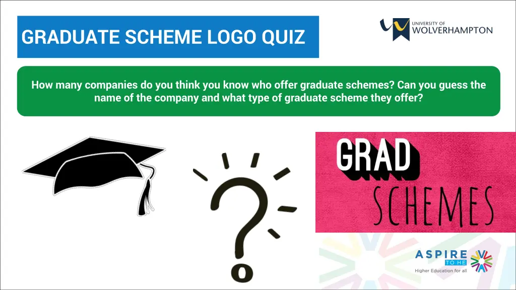 graduate scheme logo quiz