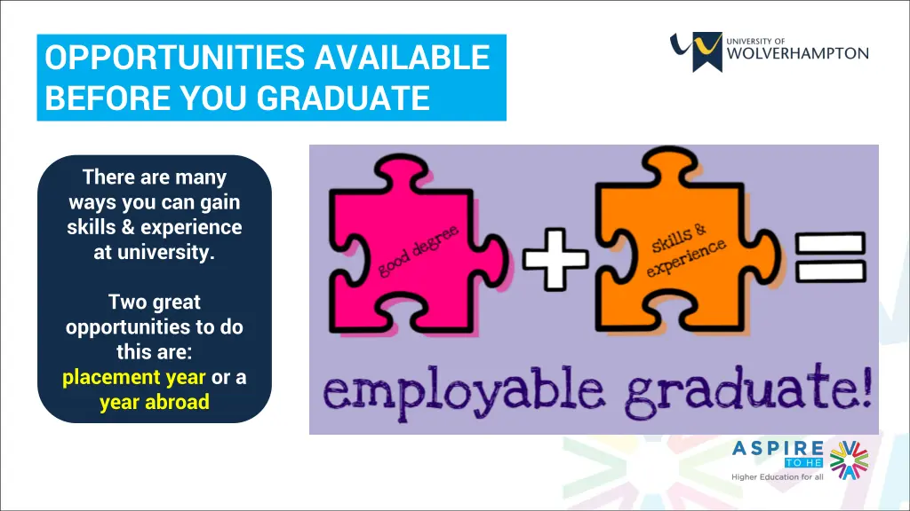 opportunities available before you graduate