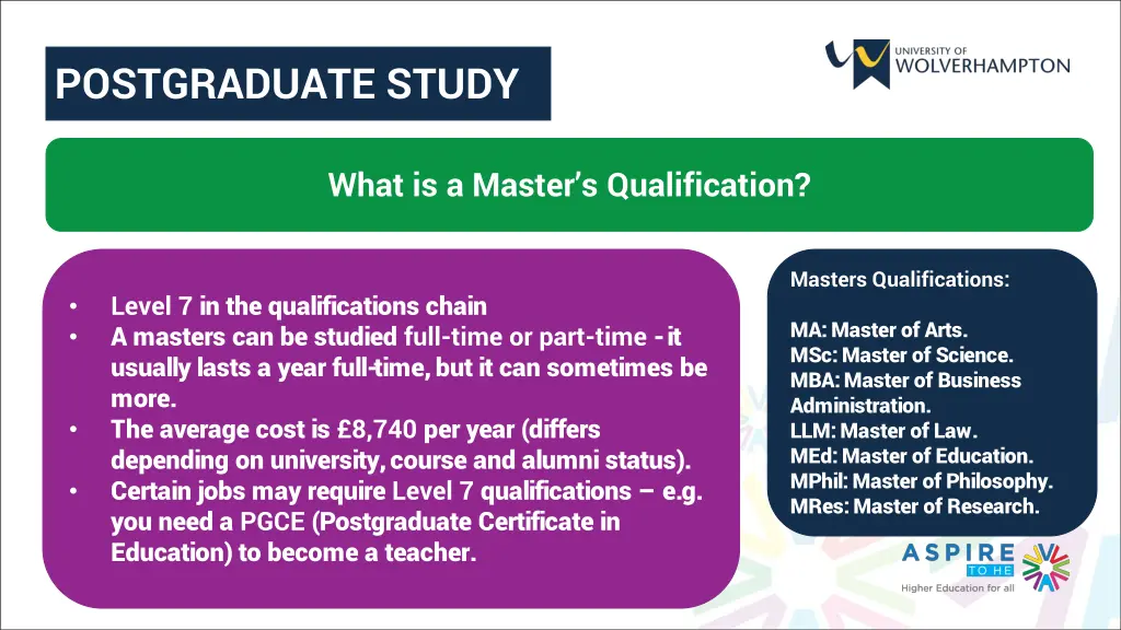 postgraduate study 1