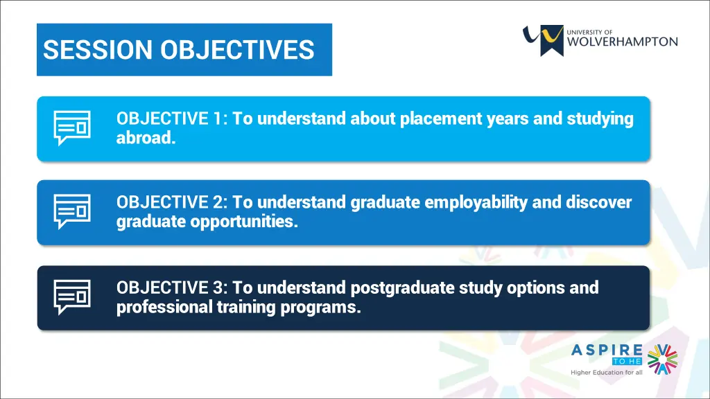 session objectives