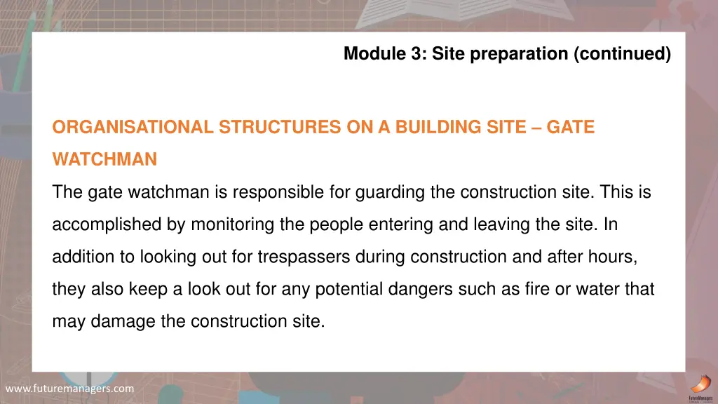 module 3 site preparation continued 8