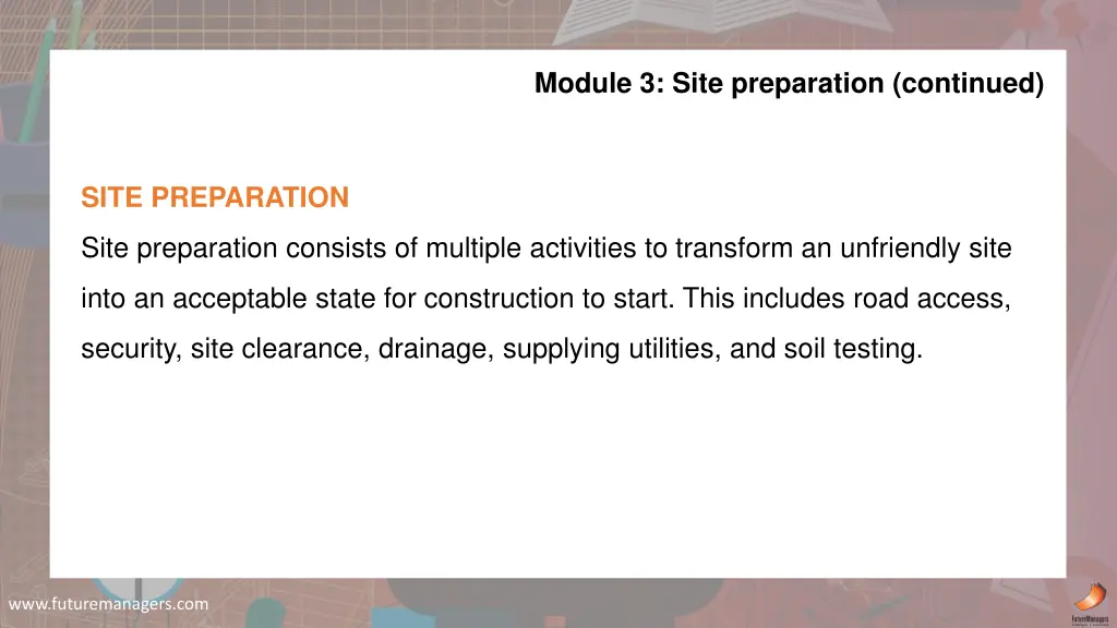 module 3 site preparation continued 9