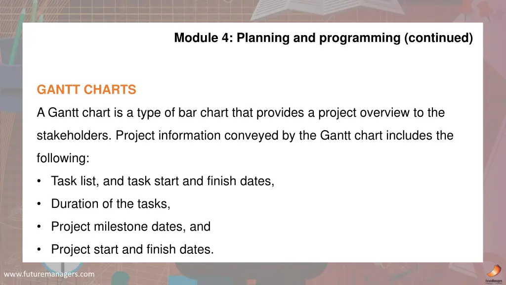module 4 planning and programming continued