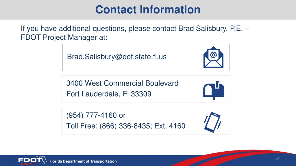 contact information