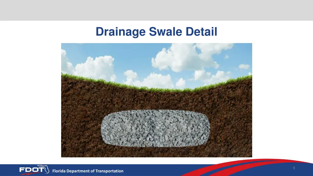 drainage swale detail