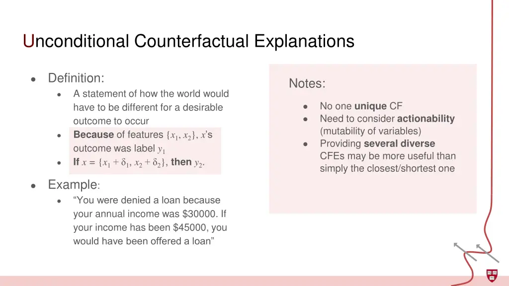 unconditional counterfactual explanations 1