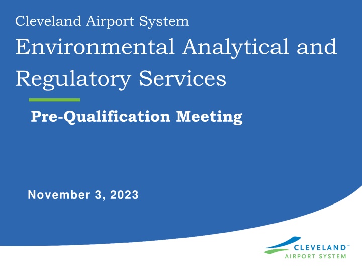 cleveland airport system environmental analytical