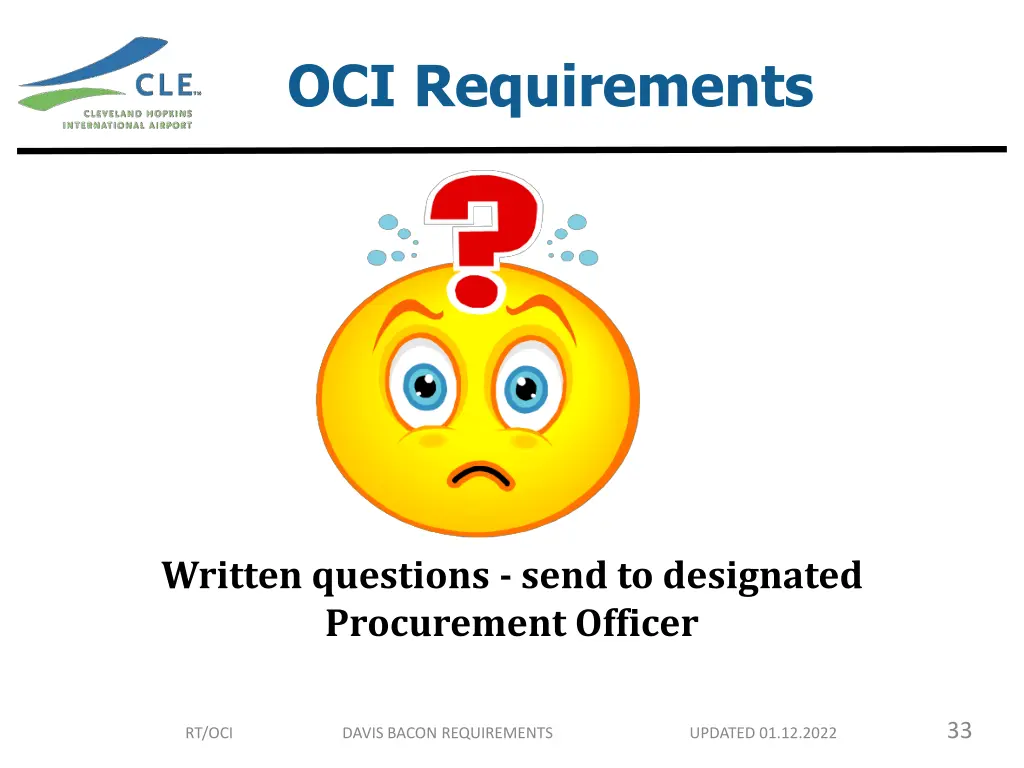oci requirements