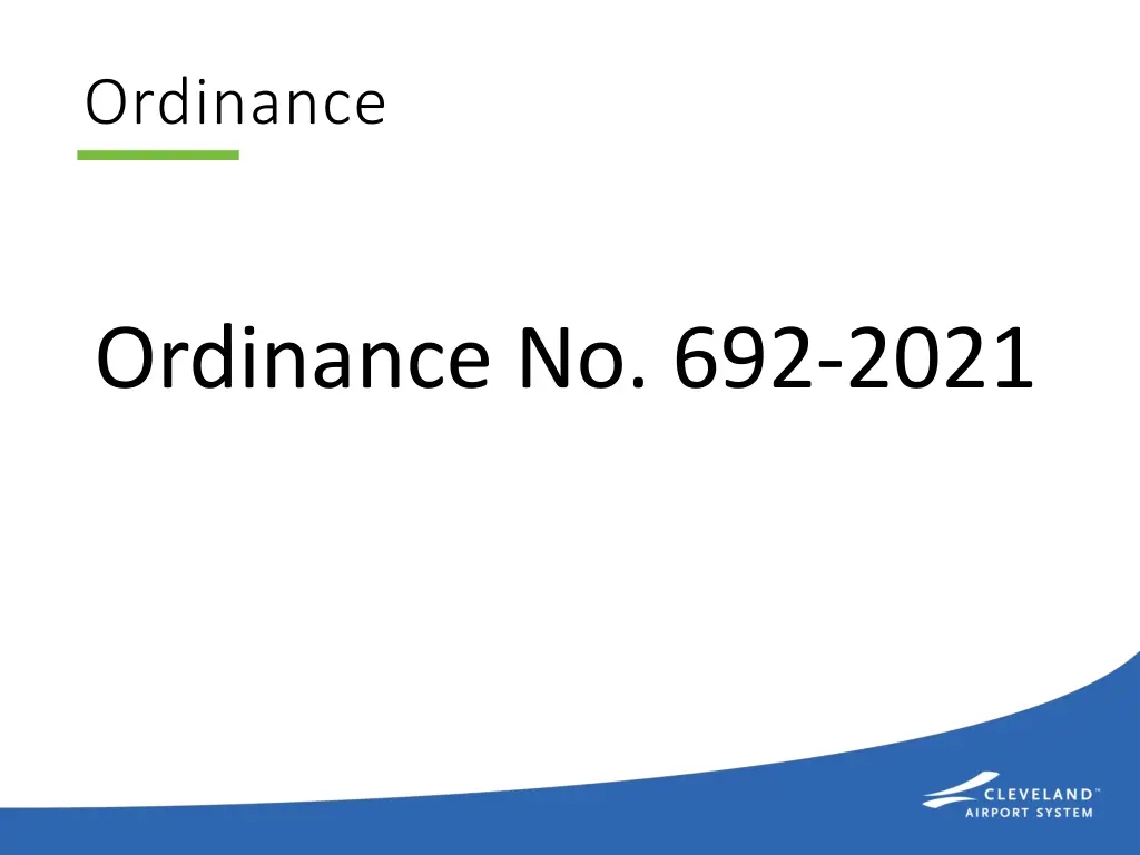 ordinance