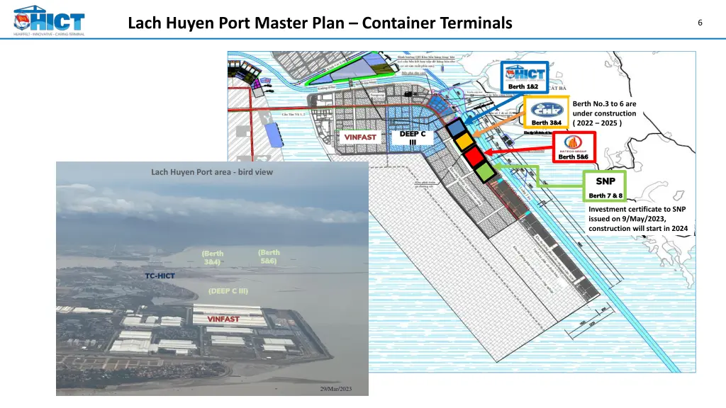 lach huyen port master plan container terminals