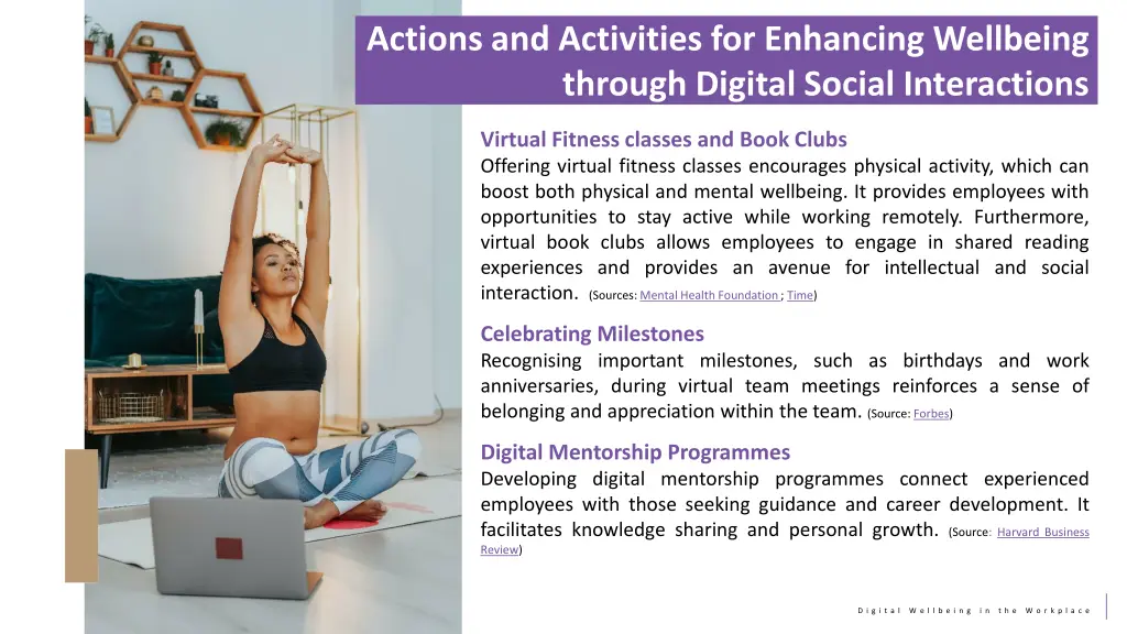 actions and activities for enhancing wellbeing 1