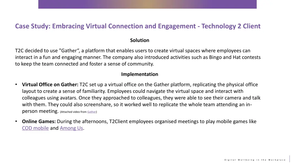 case study embracing virtual connection 1