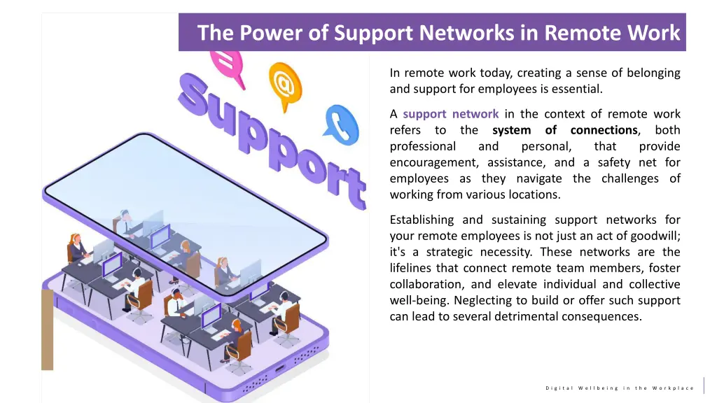 the power of support networks in remote work