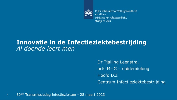 innovatie in de infectieziektebestrijding