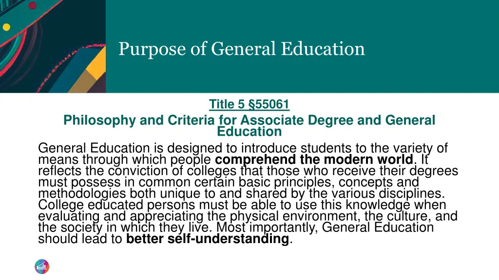 purpose of general education