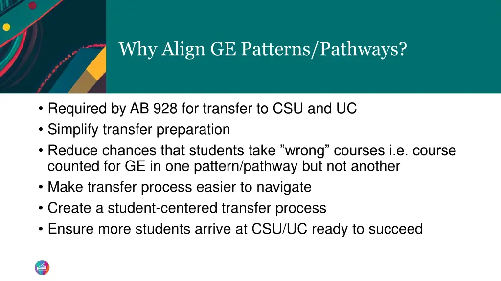 why align ge patterns pathways