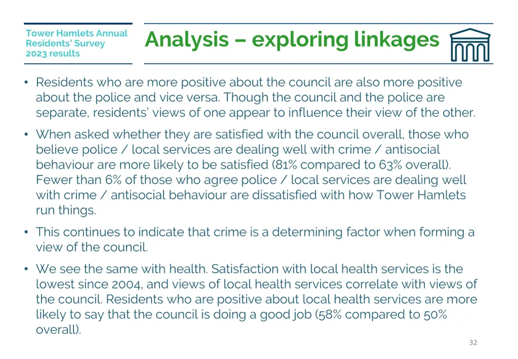 analysis exploring linkages