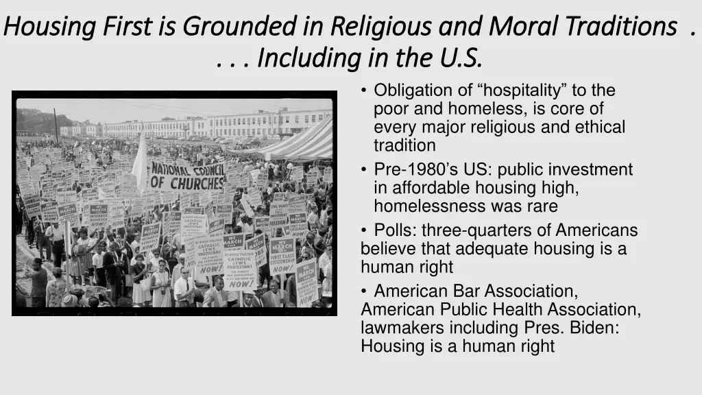 housing first is grounded in religious and moral