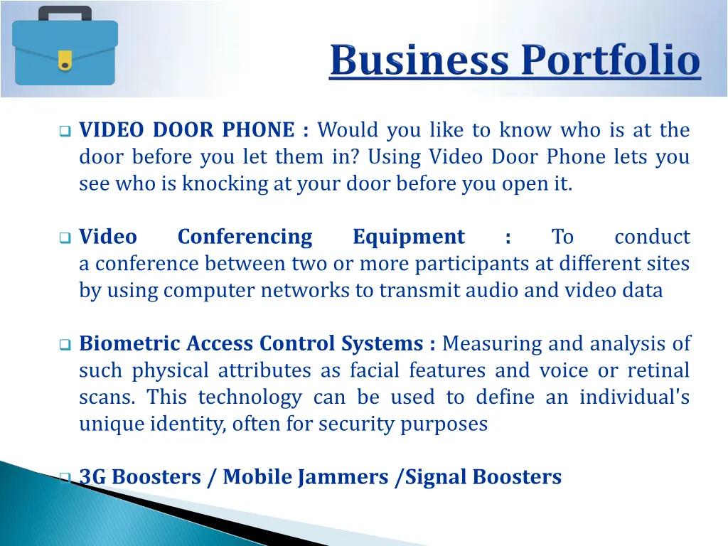 video door phone would you like to know