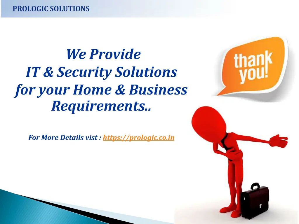 we provide