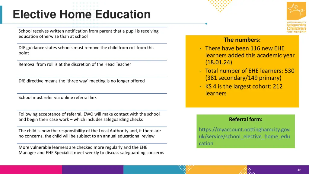 elective home education 1