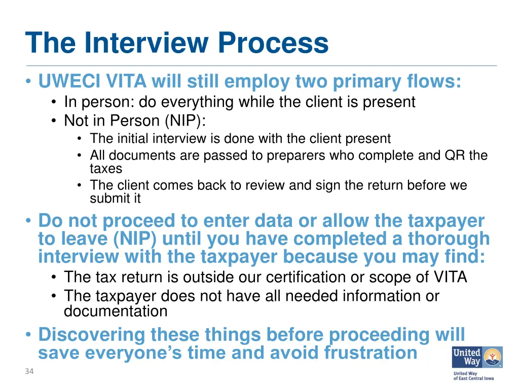 the interview process