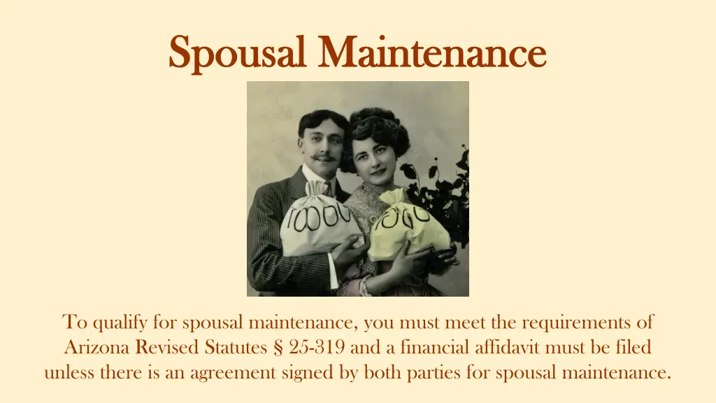 spousal maintenance spousal maintenance