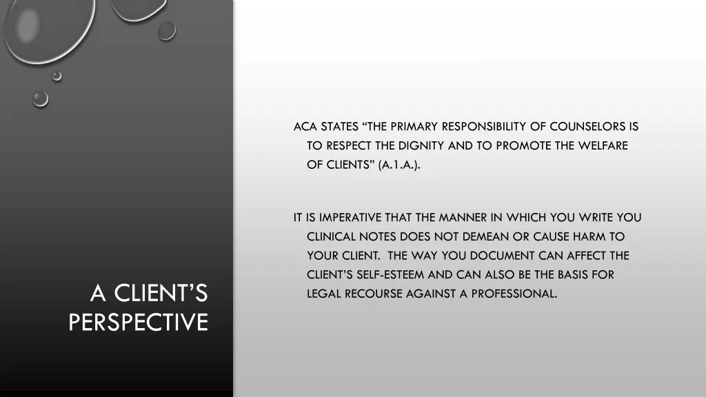 aca states the primary responsibility