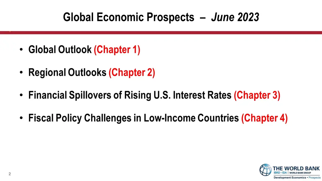 global economic prospects june 2023 1