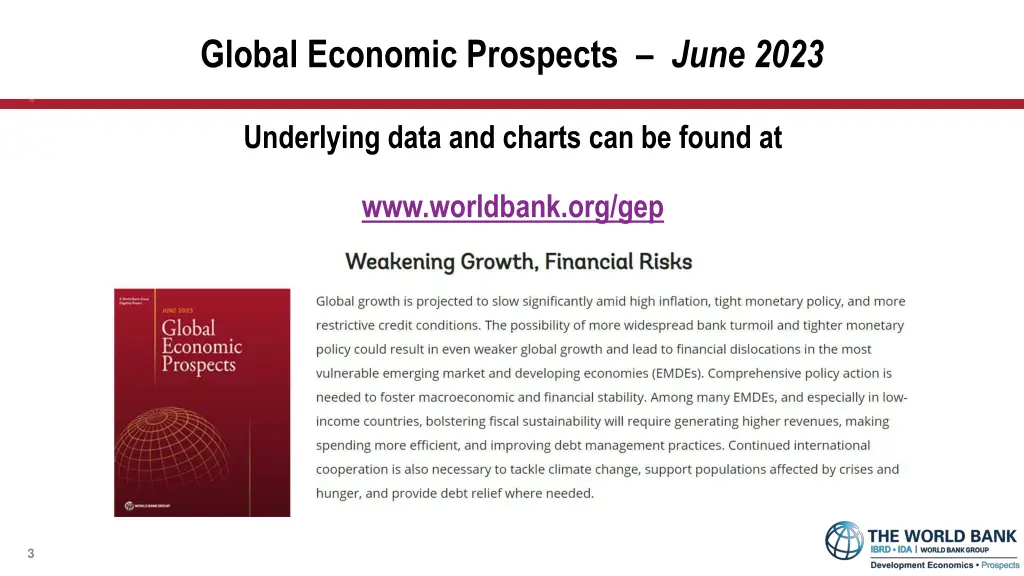 global economic prospects june 2023 2