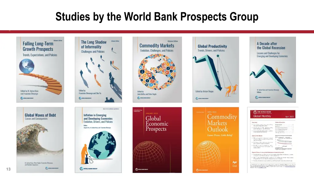 studies by the world bank prospects group