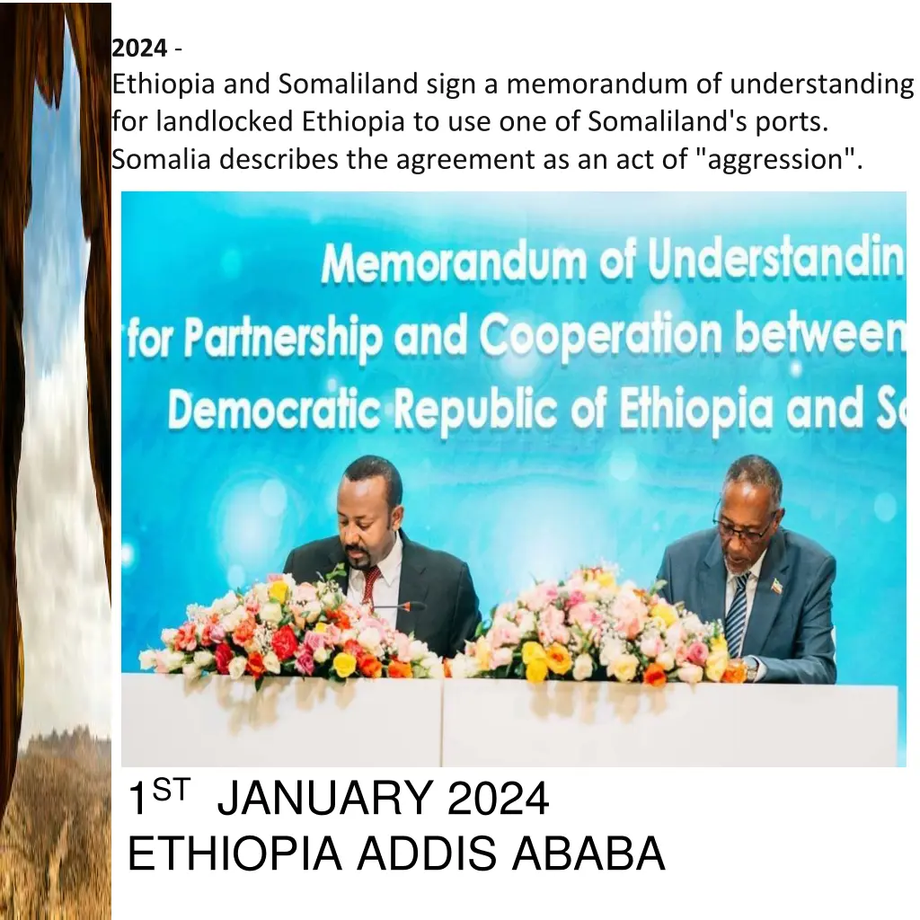 2024 ethiopia and somaliland sign a memorandum