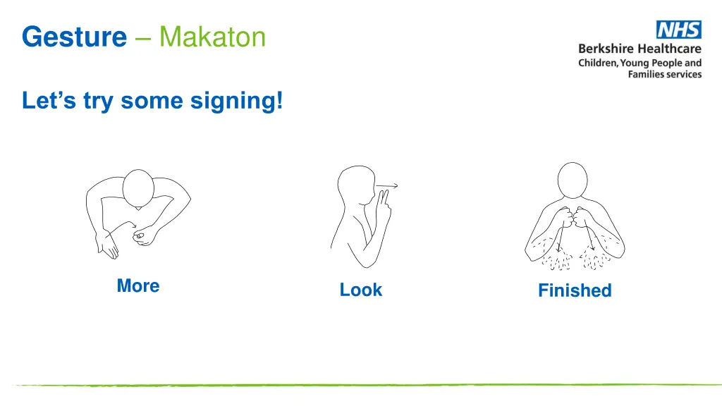 gesture makaton